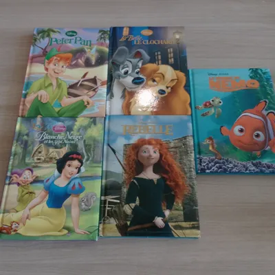 lot de 5 livres Disney